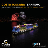 Fatti un bel regalo e parti con Costa Toscana nel 2025, per la settimana della musica italiana! Vivrai una crociera ricca di colpi di scena tra party esclusivi, aperitivi e DJ set, esibizioni live nel giorno del Gran Finale! Il tutto, viaggiando e scoprendo il mondo… che vuoi di più? Prenota prima che si esauriscano i posti!